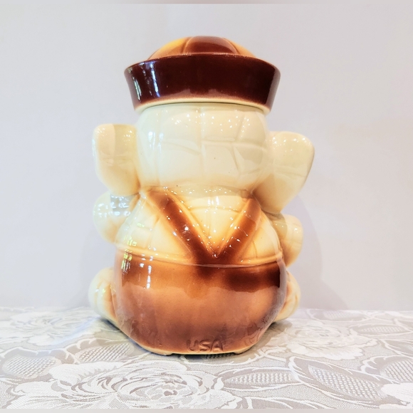 Rare VTG Elephant USA, 12" collectable cookie Jar. Read - Picture 4 of 14
